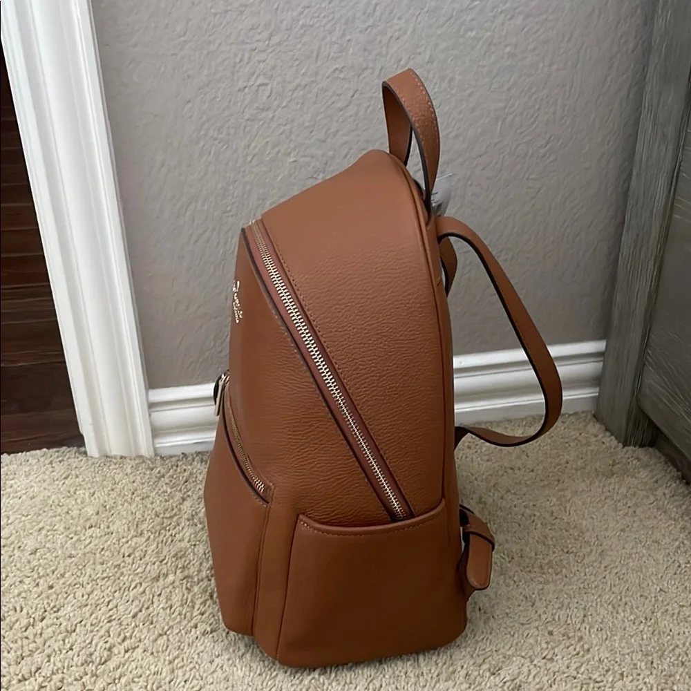 Kate Spade Tan Leather Backpack - Picture 2 of 4